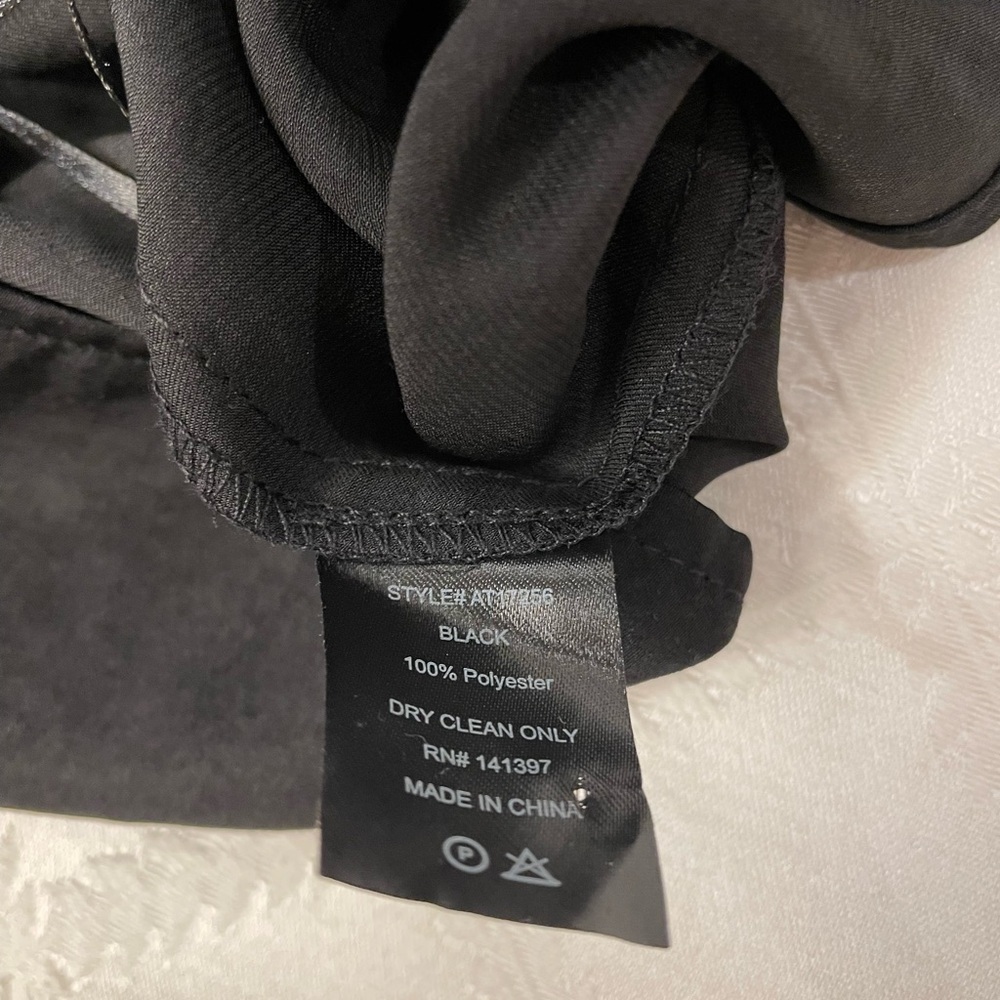 Astr Black Blouse Size Large - Picture 8 of 9